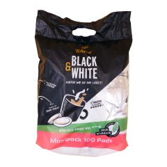 Tchibo megazak black & white 100 pads