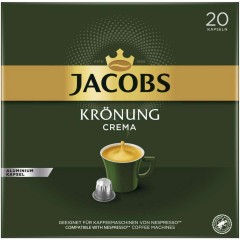 Jacobs NCC krönung crema 20 alu-kaps / 104 gr.