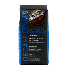Caffe Vergnano 1882 espresso decaffeinato bonen 1 kg.