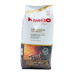 Kimbo top flavour 100% arabica bonen 1 kg.(014015)