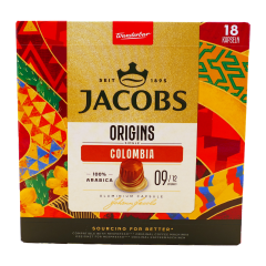 Jacobs NCC origin Colombia 18 alu-kaps / 93 gr.