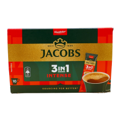 Jacobs 3in1 intense - 10 sticks / 111  gr.