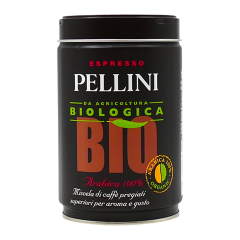 Pellini BIO biologica 100% arabica blik 250 gr.