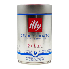 Illy espresso decaf décaféiné bonen blik 250 gr.(7646)