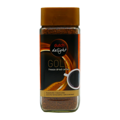 Dutch Delight gold oploskoffie pot 200 gr.