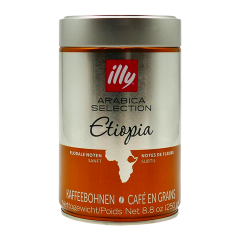 Illy arabica selection Etiopia bonen blik 250 gr.(7096)