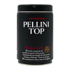 Pellini TOP 100% arabica blik 250 gr.
