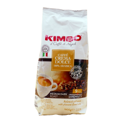 Kimbo caffé crema dolce 100% arabica bonen 1 kg.