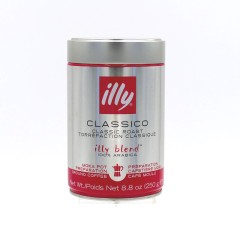 Illy classico MOKA intenso gem. blik 250 gr.