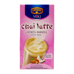 Kruger chai latte exotic india kokos-mandel pak 10 sachets á 25 gr.