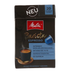 Melitta barista espresso 20 alu-kaps / 110 gr.