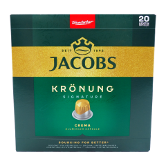 Jacobs NCC krönung crema 20 alu-kaps / 104 gr.
