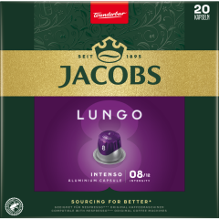 Jacobs NCC lungo intenso 20 alu-kaps / 104 gr.