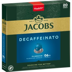 Jacobs NCC lungo decaffeinato 20 alu-kaps / 104 gr.