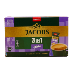 Jacobs 3in1 milka - 10 sticks / 124 gr.