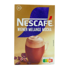 Nescafe gold mocha wiener melange 8 sachets / 136 gr.