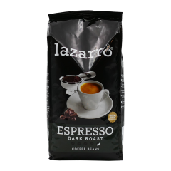 Lazarro espresso dark roast bonen 1 kg