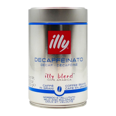 Illy espresso decaf décaféiné bonen blik 250 gr.(7646)