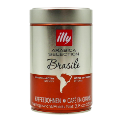 Illy arabica selection Brasile bonen blik 250 gr.(A116)