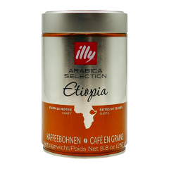 Illy arabica selection Etiopia bonen blik 250 gr.(7096)