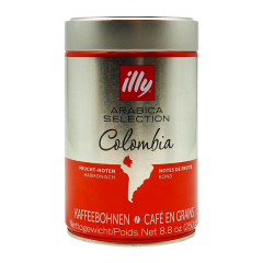 Illy arabica selection Kolumbien bonen blik 250 gr.(7098)