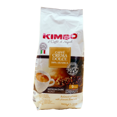 Kimbo caffé crema dolce 100% arabica bonen 1 kg.