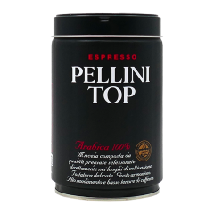 Pellini TOP 100% arabica blik 250 gr.