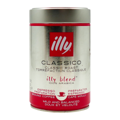 Illy espresso classico classic roast gem. blik 250 gr. (7986)