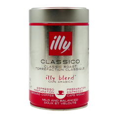 Illy espresso classico classic roast gem. blik 250 gr. (7986)