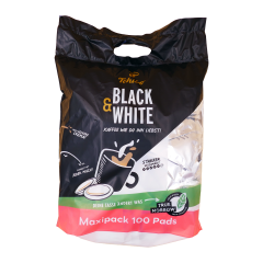 Tchibo megazak black & white 100 pads