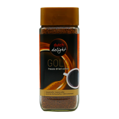 Dutch Delight gold oploskoffie pot 200 gr.