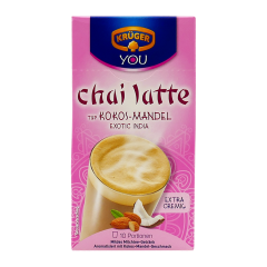 Kruger chai latte exotic india kokos-mandel pak 10 sachets á 25 gr.