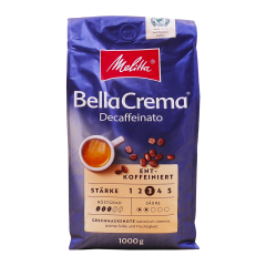Melitta bellacrema decaffeinato bonen 1 kg.