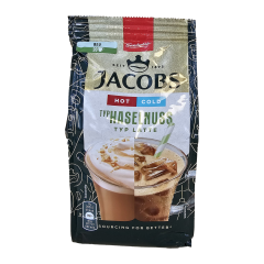 Jacobs hot & cold haselnuss latte 340 gr.
