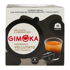 Gimoka dolce gusto espresso vellutato caps 112 gr.