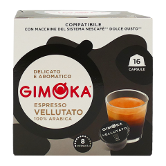 Gimoka dolce gusto espresso vellutato caps 112 gr.