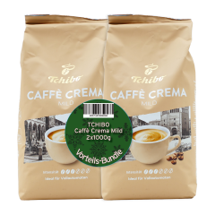 Tchibo caffe crema mild bonen bundel 2 X 1 kg