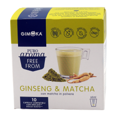 Gimoka dolce gusto ginseng matcha latte 10 caps