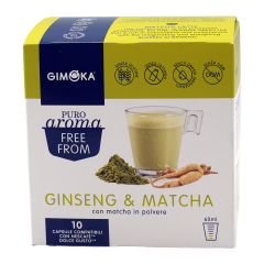 Gimoka dolce gusto ginseng matcha latte 10 caps