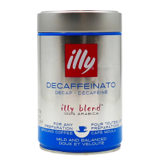 Illy espresso decaf décaféiné gem. blik 250 gr. (7985)