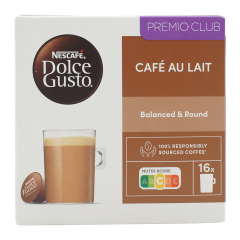 Dolce Gusto café au lait 16 cups