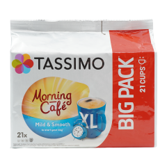 Jacobs Tassimo XL Morning café Mild & Smooth 21 cups