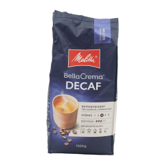 Melitta bellacrema decaffeinato bonen 1 kg.