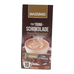 Massimo trink schokolade 10 sticks / 250 gr.