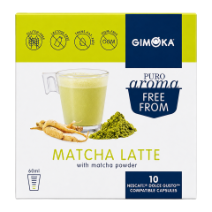 Gimoka dolce gusto ginseng matcha latte 10 cups