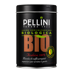 Pellini BIO biologica 100% arabica blik 250 gr.