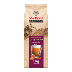Swisso Kaffee cappuccino amaretto 1 kg.